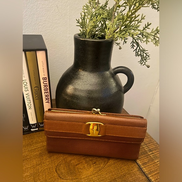 Salvatore Ferragamo Handbags - Salvatore Ferragamo Kisslock Wallet (with COA)